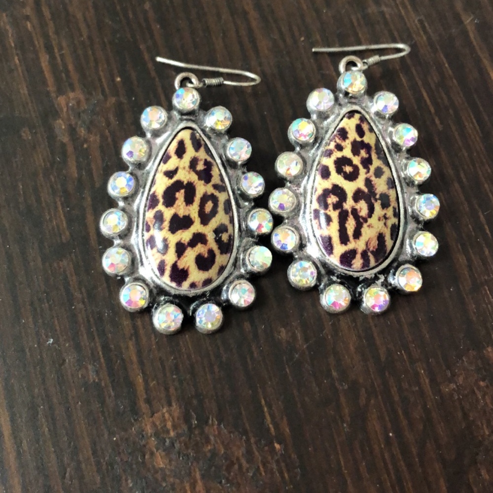 Leopard earrings